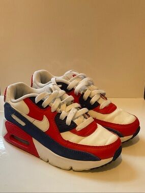Nike Red, White & Navy Low-Top Sneakers